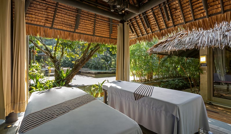 Two Bedroom Family Pool Villa Outdoor massage beds-2